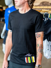 MJ’s CAD Logo T-Shirt - Stripes
