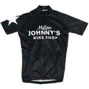 Mellow Johnny's Bike Shop Classic Shop Jersey by Giordana short sleeve in black