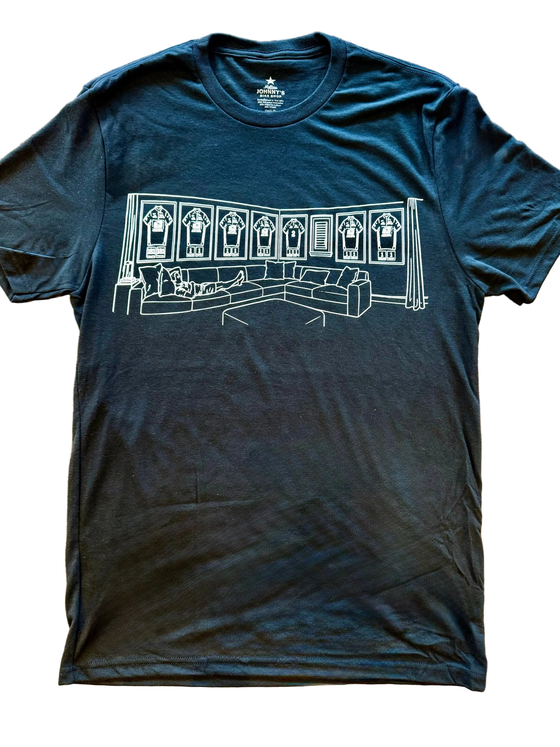 26 Tour Tee (Lance's Version) in Black and White – Mellow Johnny's