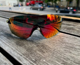 S-Phyre Black Rimless Sunglasses
