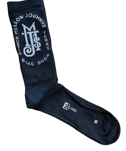 Anywhere Sock in Teal, Black, and White