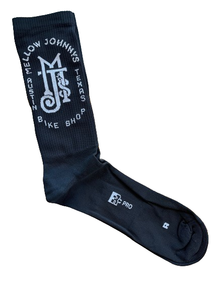 Anywhere Sock in Teal, Black, and White
