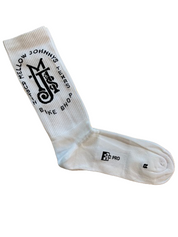 Anywhere Sock in Teal, Black, and White