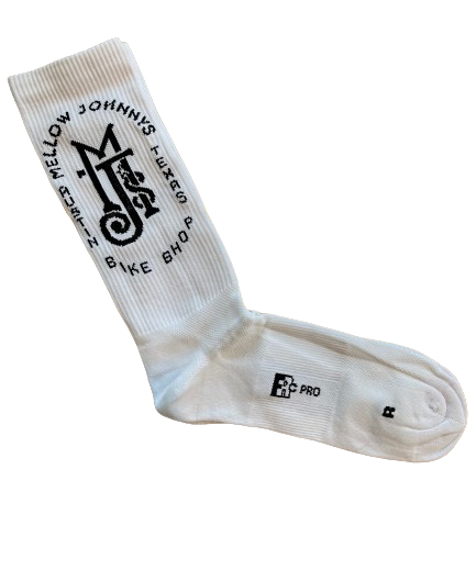 Anywhere Sock in Teal, Black, and White