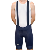 Midnight Blue Custom Patch Bib Shorts