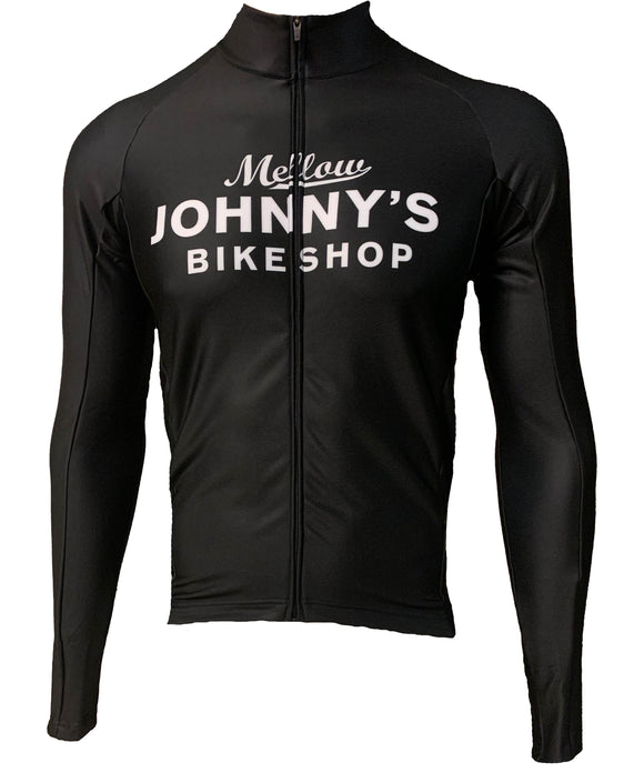MJ's Classic Shop Long Sleeve Shop Jersey (black and white)