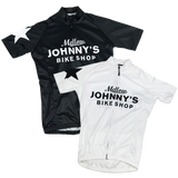 Mellow Johnny's Bike Shop Classic Shop Jersey short sleeve in black and white from Giordana